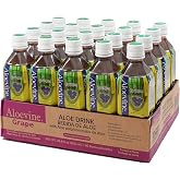 Aloevine Aloe Vera Drink (Grape, 16.9 oz 20 Pack)
