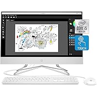 HP 24-inch All-in-One Touchscreen Desktop Computer, Intel Core i5-1035G1 processor, 12 GB RAM, 512 GB SSD, Windows 10…