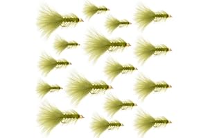 Outdoor Planet 12 / 24Pack All-Time Favorites Dry Fly, Wet Fly and Nymph Fly Lure Assotment for Trout Fly Fishing