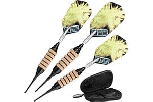 Viper Spinning Bee Soft Tip Darts with Casemaster Storage/Travel Case, 16 Grams