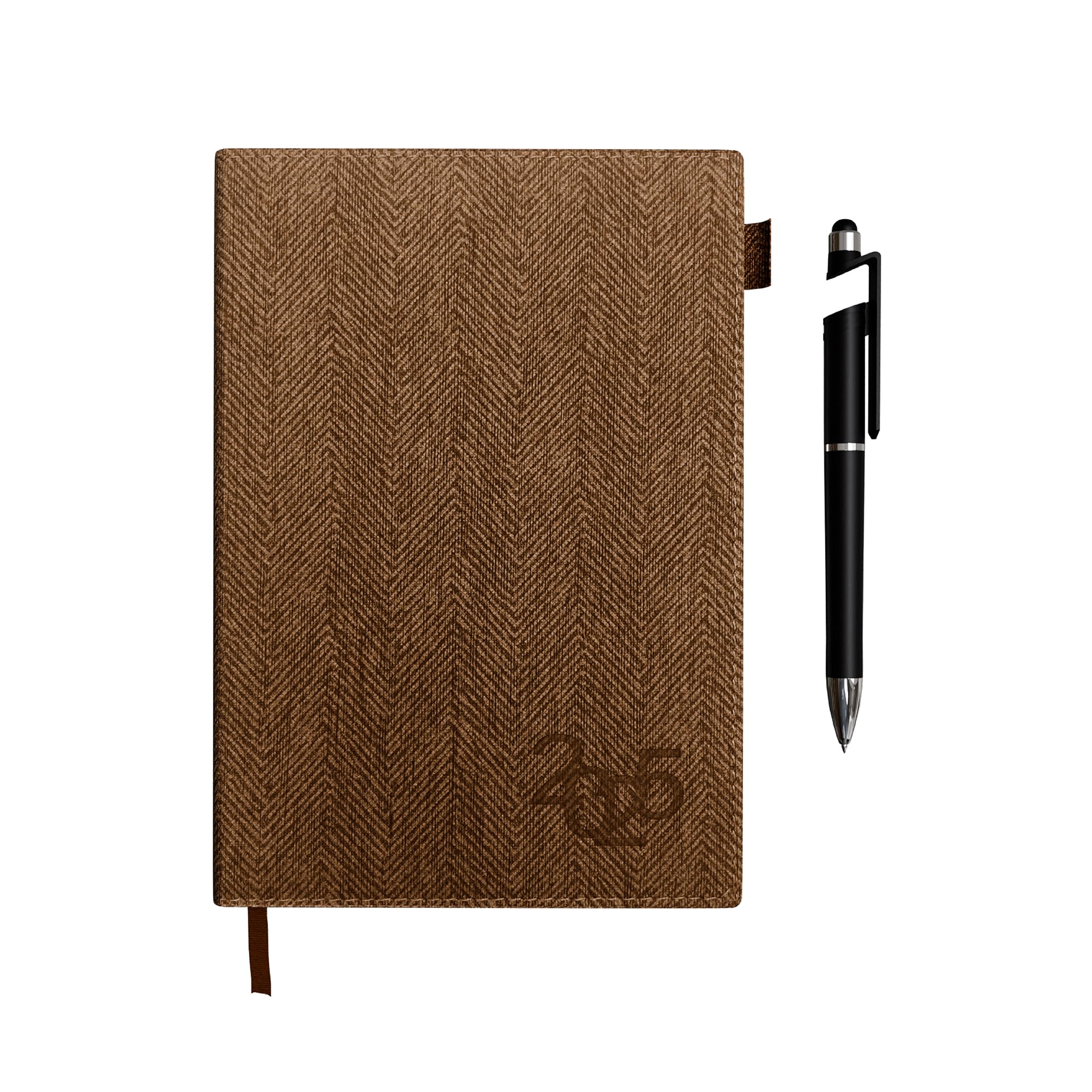 2025 12 Month Italian Diary with Cover (2025-10, A5)