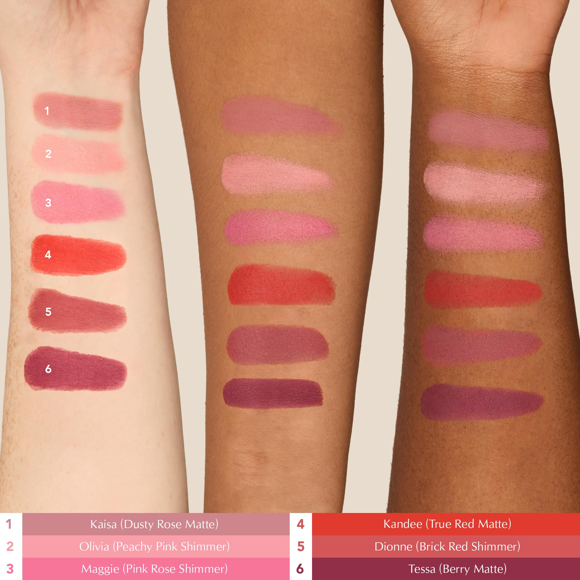 Thrive Causemetics Triple Threat Color Stick: Cream Blush Stick with Vitamin E, Evening Primrose Oil, Waterproof Smudge Proof Face Makeup Formula, Kaisa (Dusty Rose Matte)