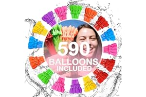TINY BALIER Water Balloons With 592 balloon Easy Quick Start Splash Party in 30s with Kids and Adults Water Bomb TW55123
