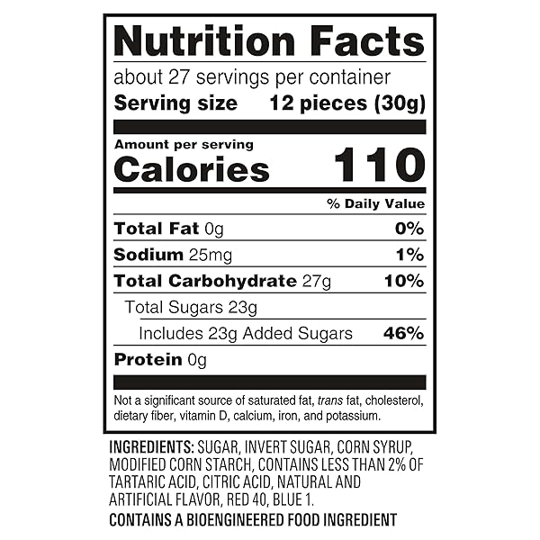 SOUR PATCH KIDS RED, WHITE & BLUE SOFT & CHEWY GUMMY CANDY, BULK CANDY, 1.8 LB