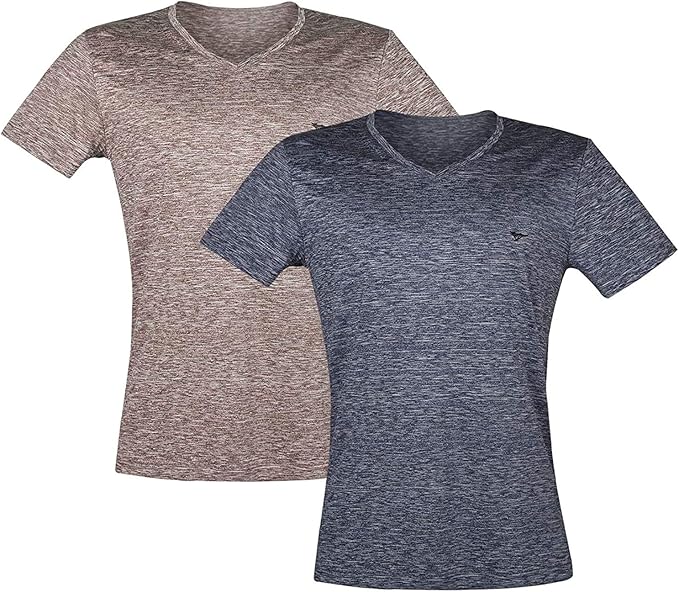 Amazon Septwolves Tシャツ メンズ 半袖 クルーネック ｔシャツ インナー Vネック 2枚組 2色 714 Tシャツ カットソー 通販