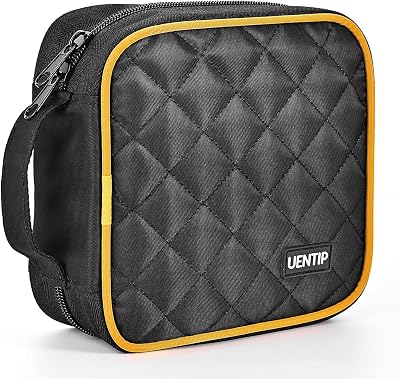 UENTIP Nylon CD/DVD Case Car Wallet 48 Discs Portable Zippered Organizer