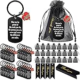 Sureio 72 Pcs Nurse Appreciation Gifts Include 24 Nurse Keychain 24 Organza Bag and 24 Tag Thank You Gifts for Nurse Day