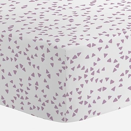 mauve crib bedding