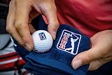 PGA TOUR Golf Towel 100% Cotton Large 16.5x19 Trifold Clip view 6