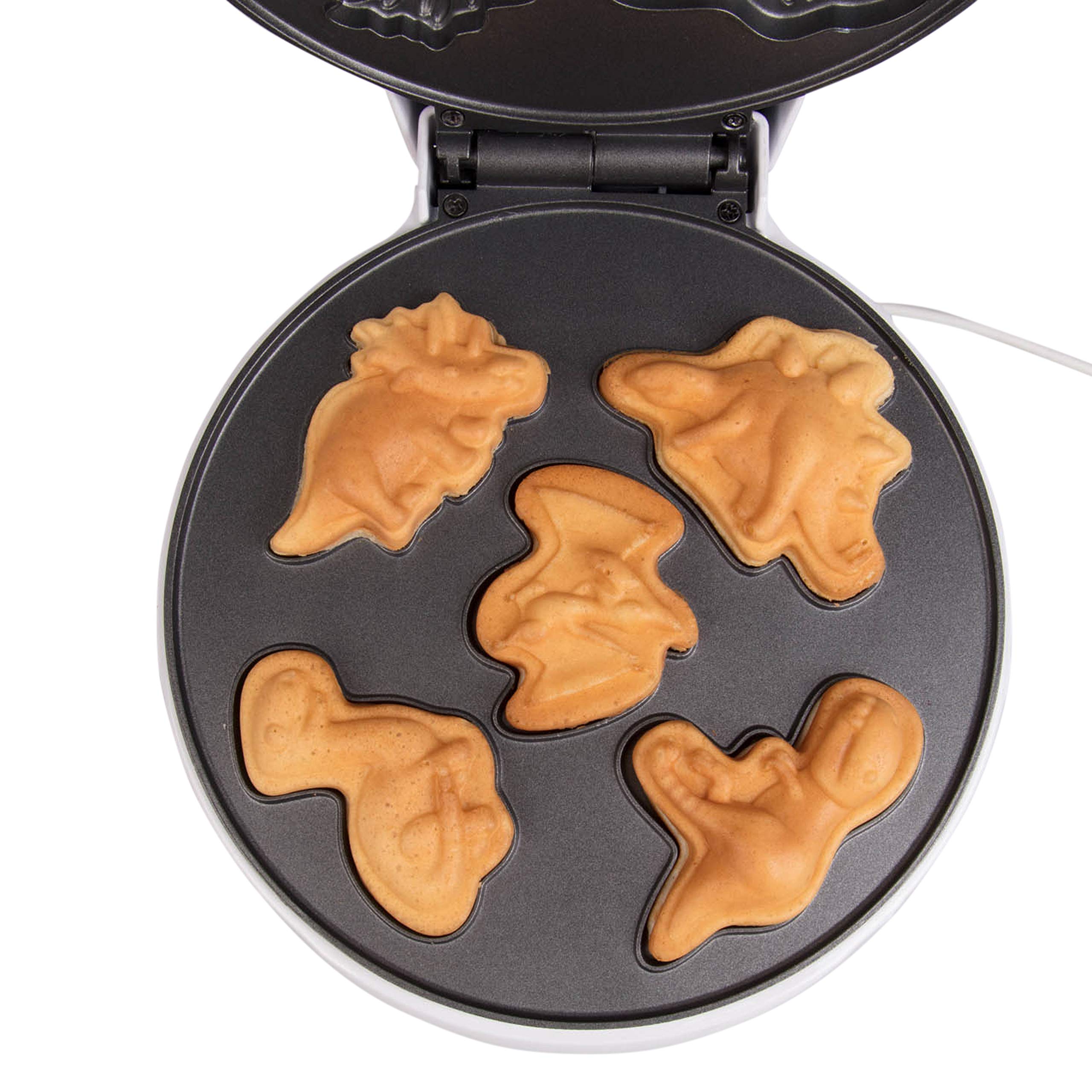 Dinosaur Mini Waffle Maker Make Breakfast Fun and Cool for Kids and