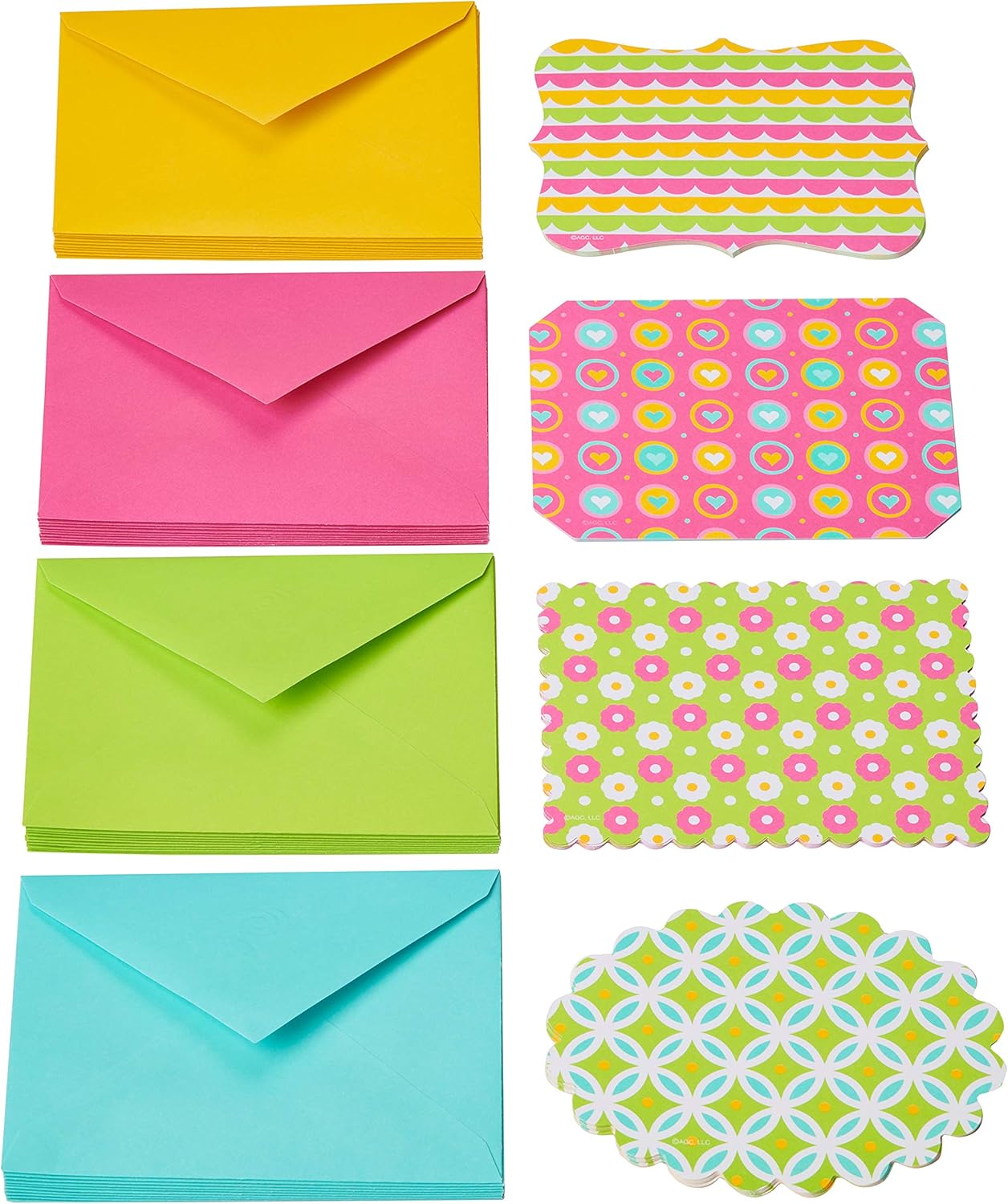 American Greetings Single Panel Blank Cards with Envelopes, Bright Blank (40-Count) - 5672276 : Office Products