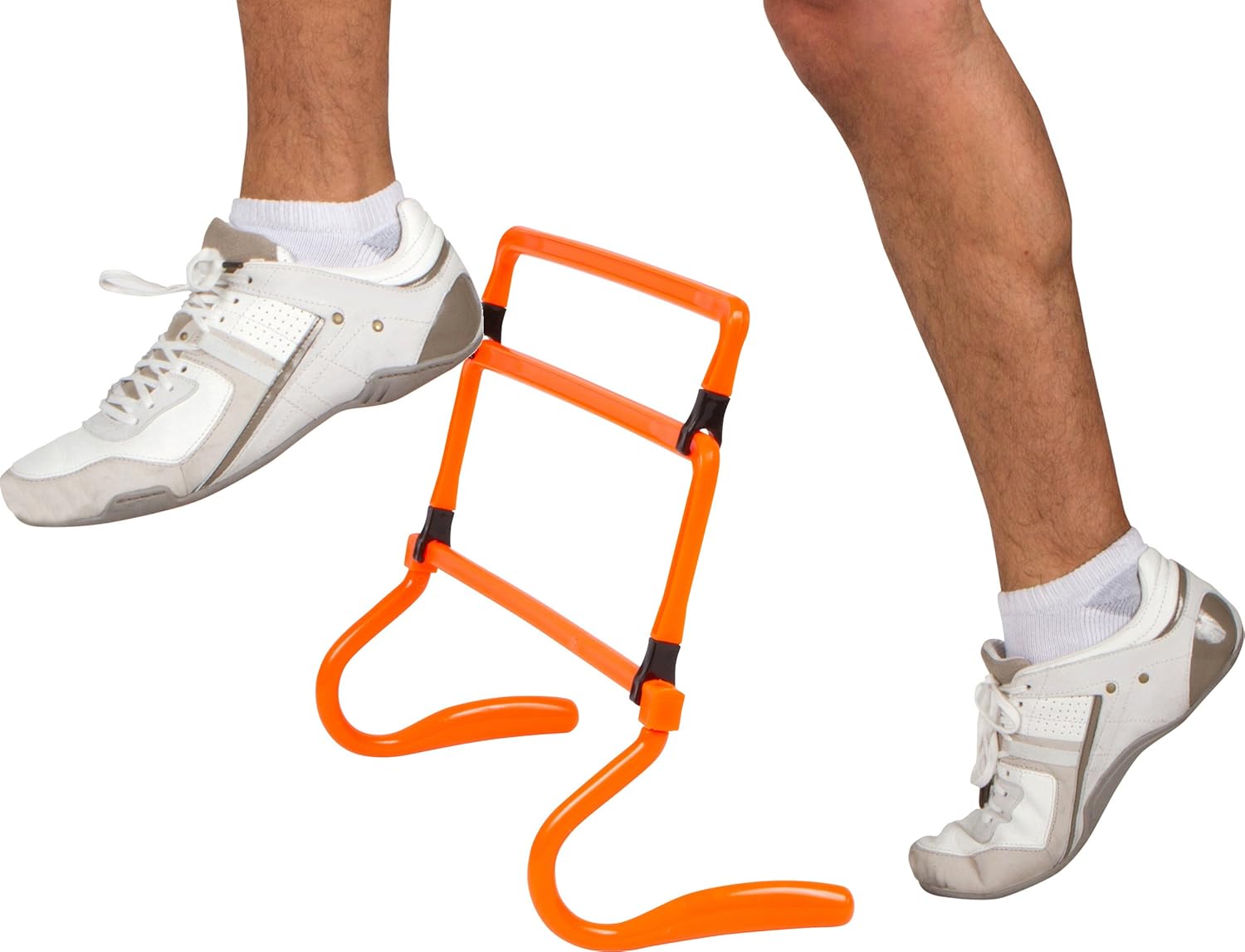 Trademark Innovations Adjustable Speed Training Hurdles (Set of 5), Orange : Sports & Outdoors