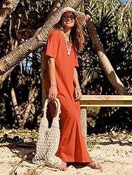 MEROKEETY Women's 2025 Spring Summer Casual Maxi