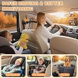 Zacro Baby Car Camera 1080P 4.3 Display Night Vision Wide View 360° view 5