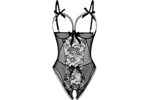 Avidlove Sexy Lingerie for Women One Piece Lace Babydoll Sleepwear Bodysuit