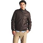 Members Only Iconic Racer Faux Leather Jacket Men