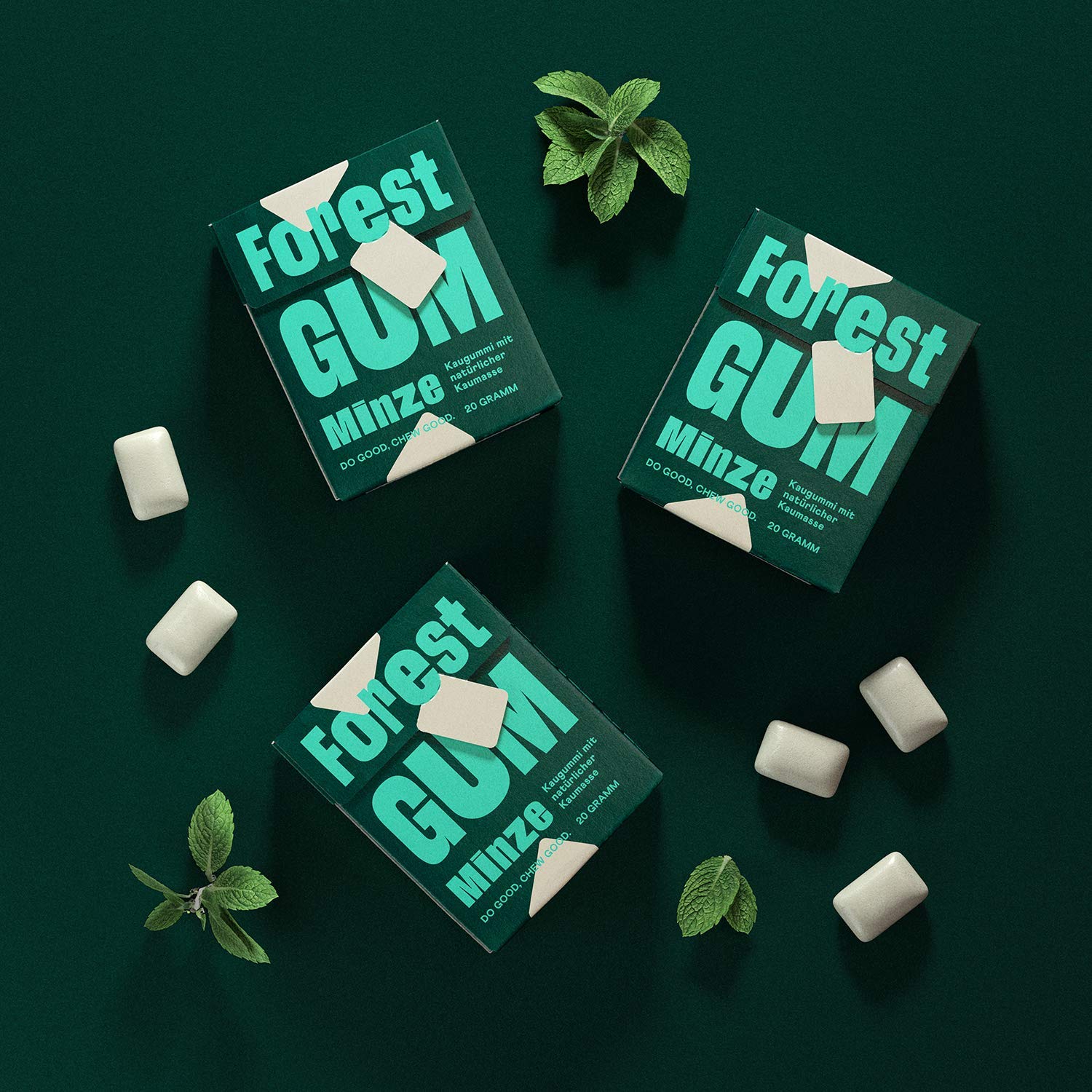 Forest Gum Berries Und Minze Im Probierset Plastikfreies Kaugummi Mit Minz Und Beeren Geschmack Pflanzliche Zutaten Ohne Zucker Vegan 6 X 20 G Minze 3 X 20 G Berries Amazon De Lebensmittel Getranke