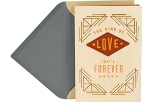 Hallmark Wood Father's Day Card for Husband or Boyfriend (Love That's Forever), Model Number: 699FFW1103