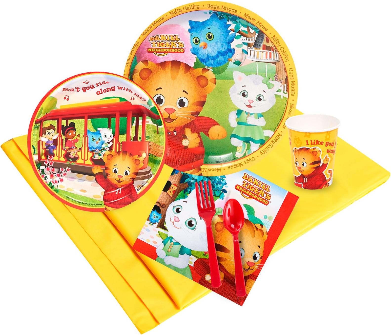 Daniel Tiger Party Supplies - Party Pack for 8