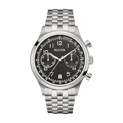 Bulova Classic Chronograph Stainless Steel Mens watch #96B234