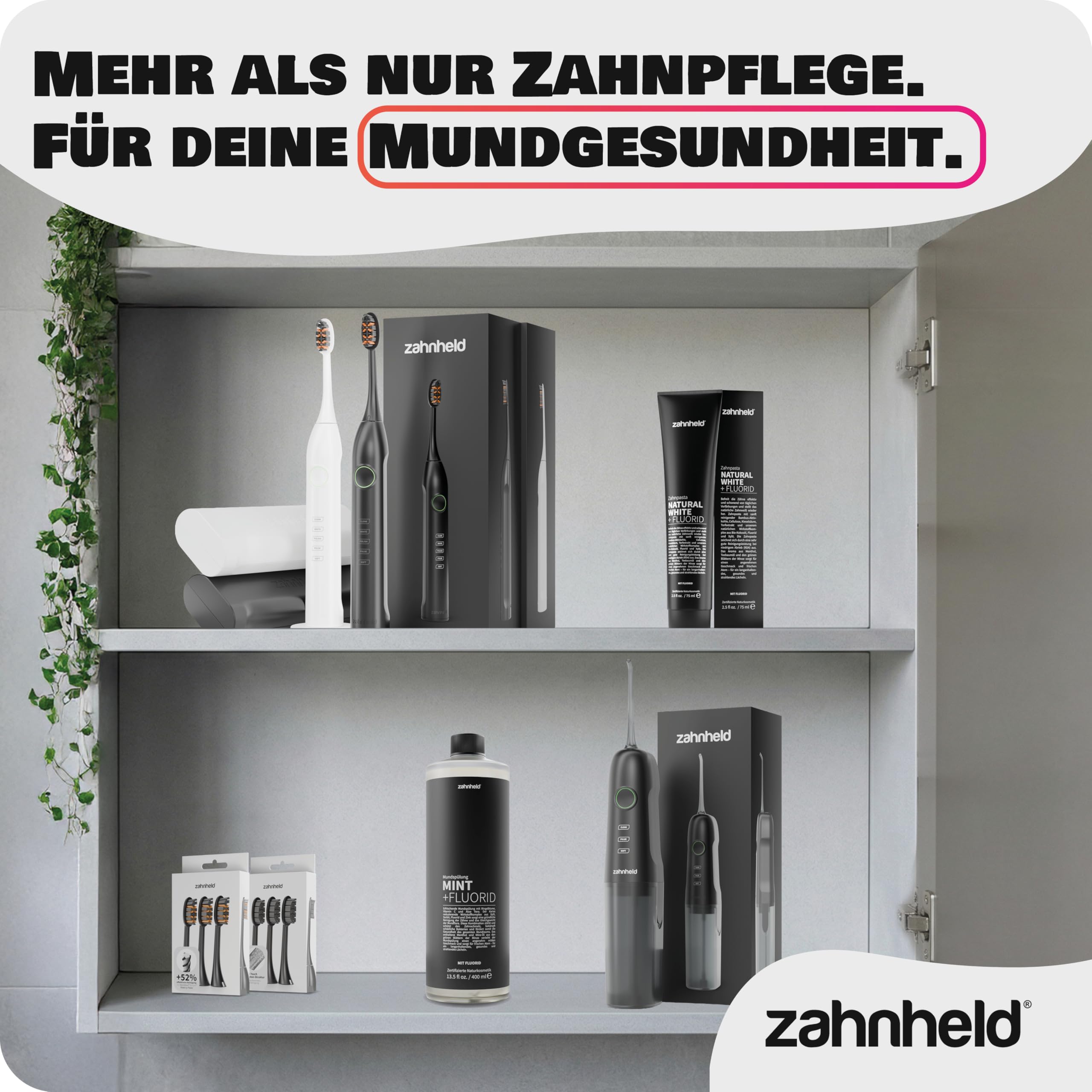 ZAHNHELD® Doppelpack, 2x elektrische Schallzahnbürsten GERO G3, inkl. 2x Bürstenköpfe & 2x Reiseetuis | Für eine sanfte & effektive Reinigung 8