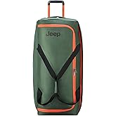 Jeep JS009D Two Wheel Rolling Travel Duffle Bag