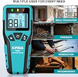 Kiprim Pinless Damp Meter Moisture Meter for Wood Walls Masonry view 4