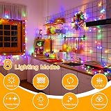 Ollny Fairy Lights Battery Operated 10m 100 LEDs Multicolour 8 Modes IP44 view 5