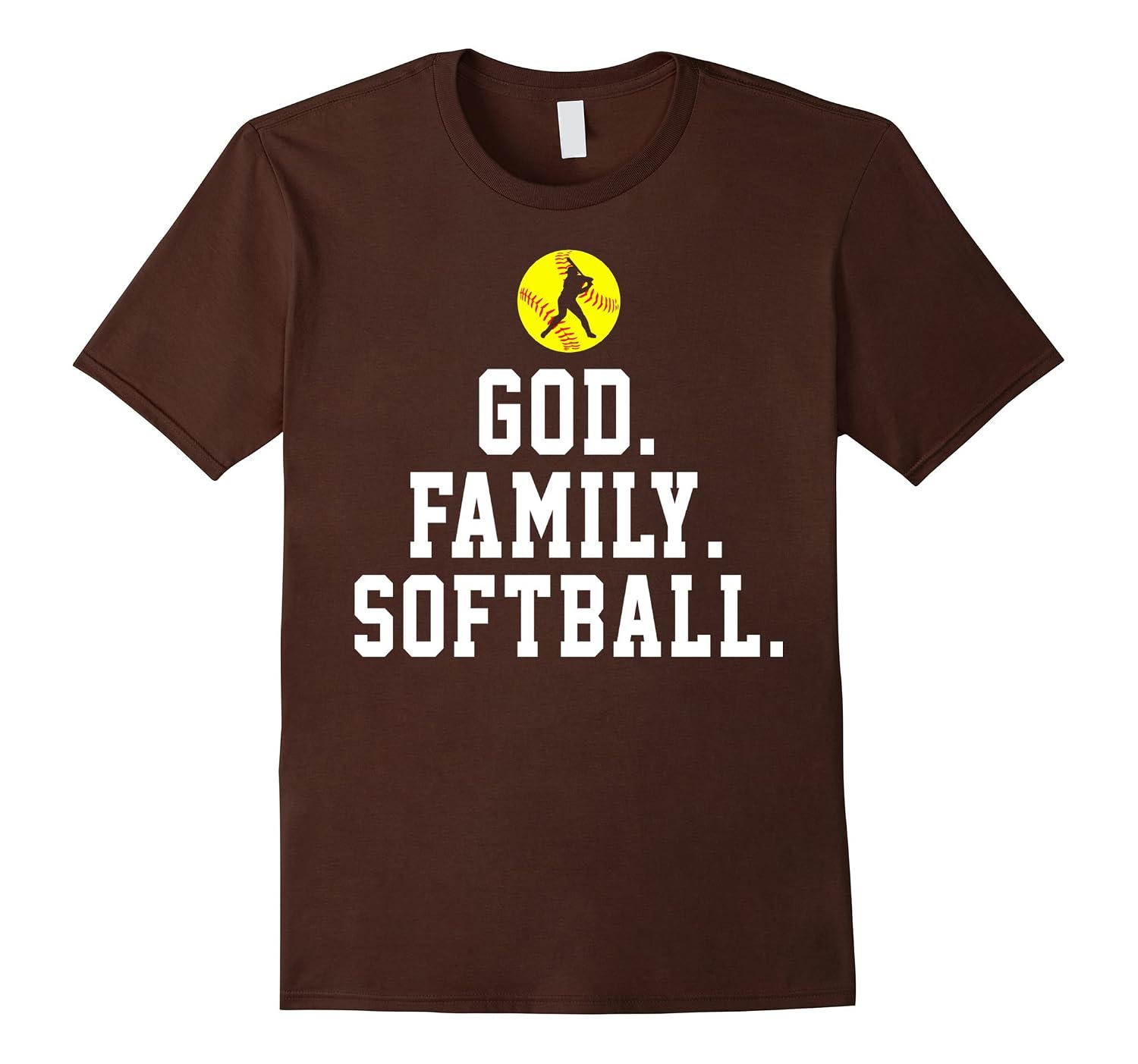 God Family Softball Funny Shirt Gift-RT 