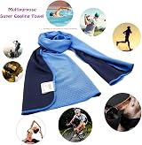 VAKKI Cooling Towel Ice Cold Sports Towels 31x110cm Neck Head Bandana view 2