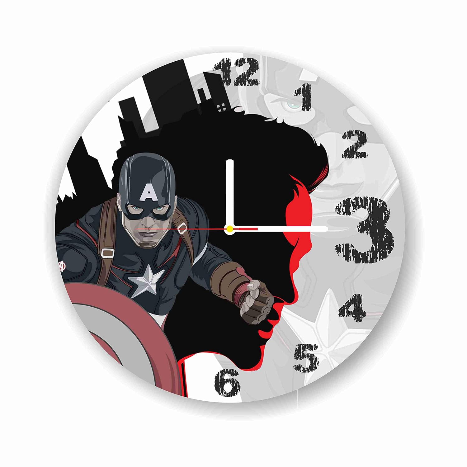 Captain America Wall Clock