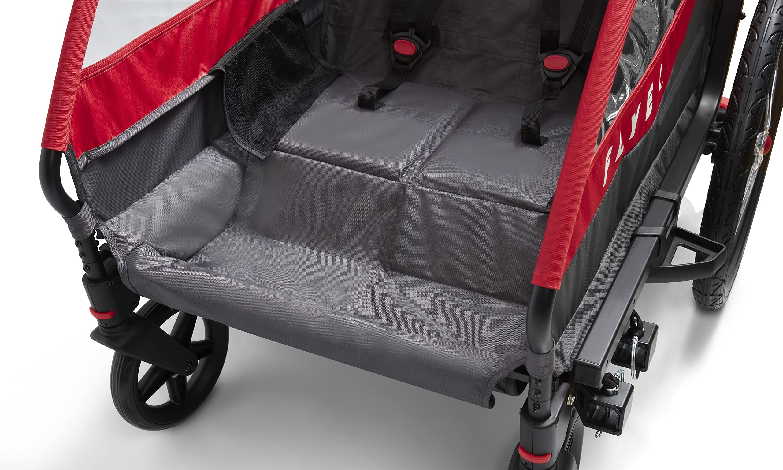 Flyer? Duoflex 2 in 1 Bike Trailer and Double Stroller for Toddlers, 1+ Years