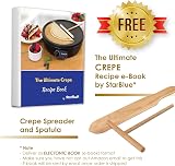 StarBlue 30.5cm Electric Pancake Crepe Maker 1000W with E-Book view 3