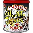 ASS KICKIN' Ghost Pepper Honey Roasted Spicy Hot Peanuts – 4.25 oz - Ultimate Spicy Gourmet Gift Peanuts - Try if you dare!