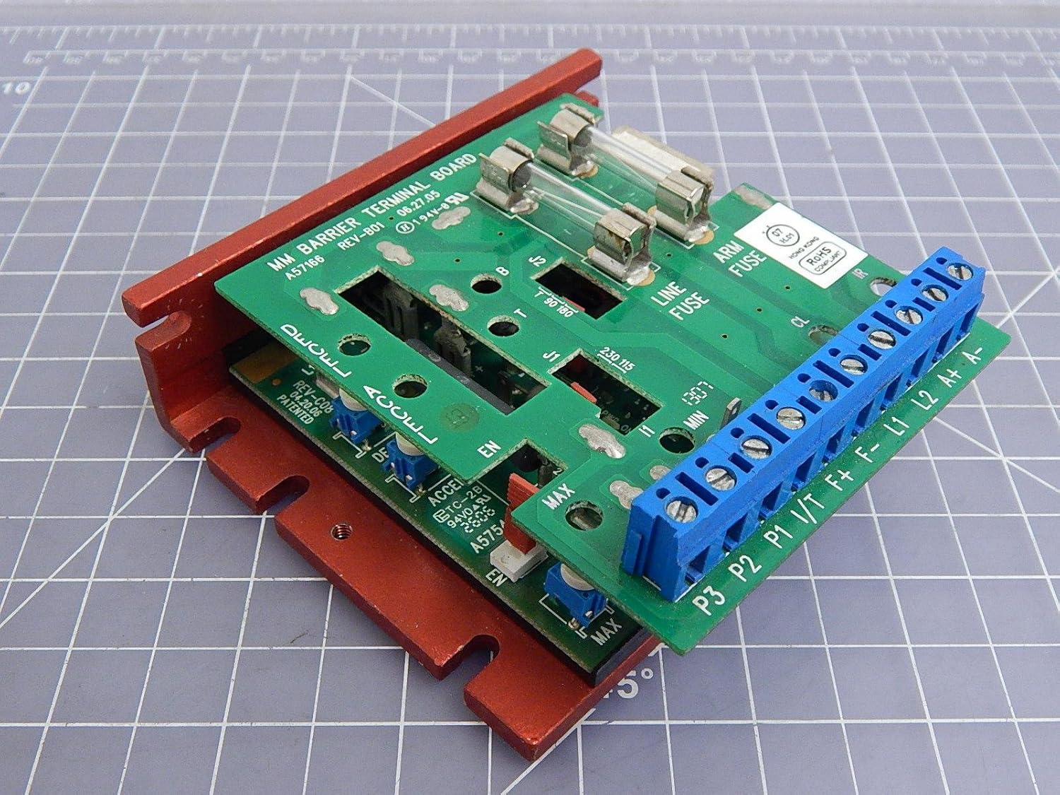 Kb Electronics Kbmm225D, Dc Motor Speed Control, Input 115/230Vac