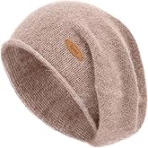 spxkd Slouchy Knit Beanie Hats for Women Winter Warm Cashmere Knitted Wool Hats Soft Ski Cap Ladies Beanies Chemo Hat