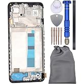 Display Screen Touch Digitizer with Screen Frame for Xiaomi Redmi Note 12 Black 6.67