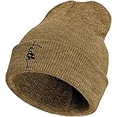 Keeawou Faith Embroidered Beanie Jesus Knit Hat Winter Skull Cap, Christian Beanie for Men Women,Black