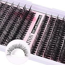 Cluster Lashes 280 pcs Lash Clusters D Volume