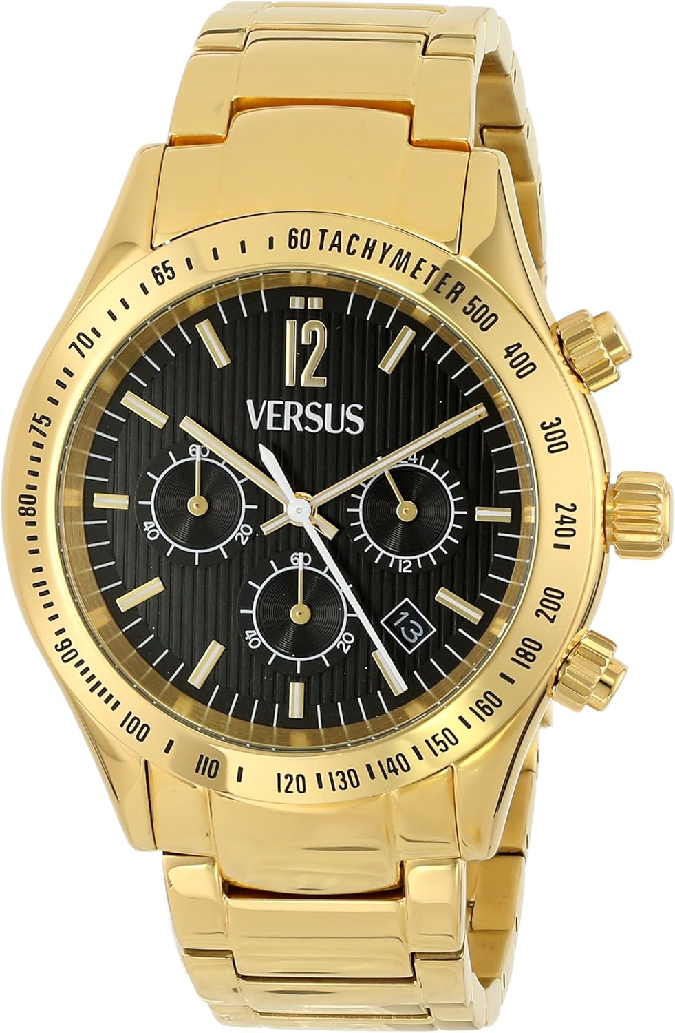 Versus by Versace Men's SGC080013 "Cosmopolitan" Gold Ion