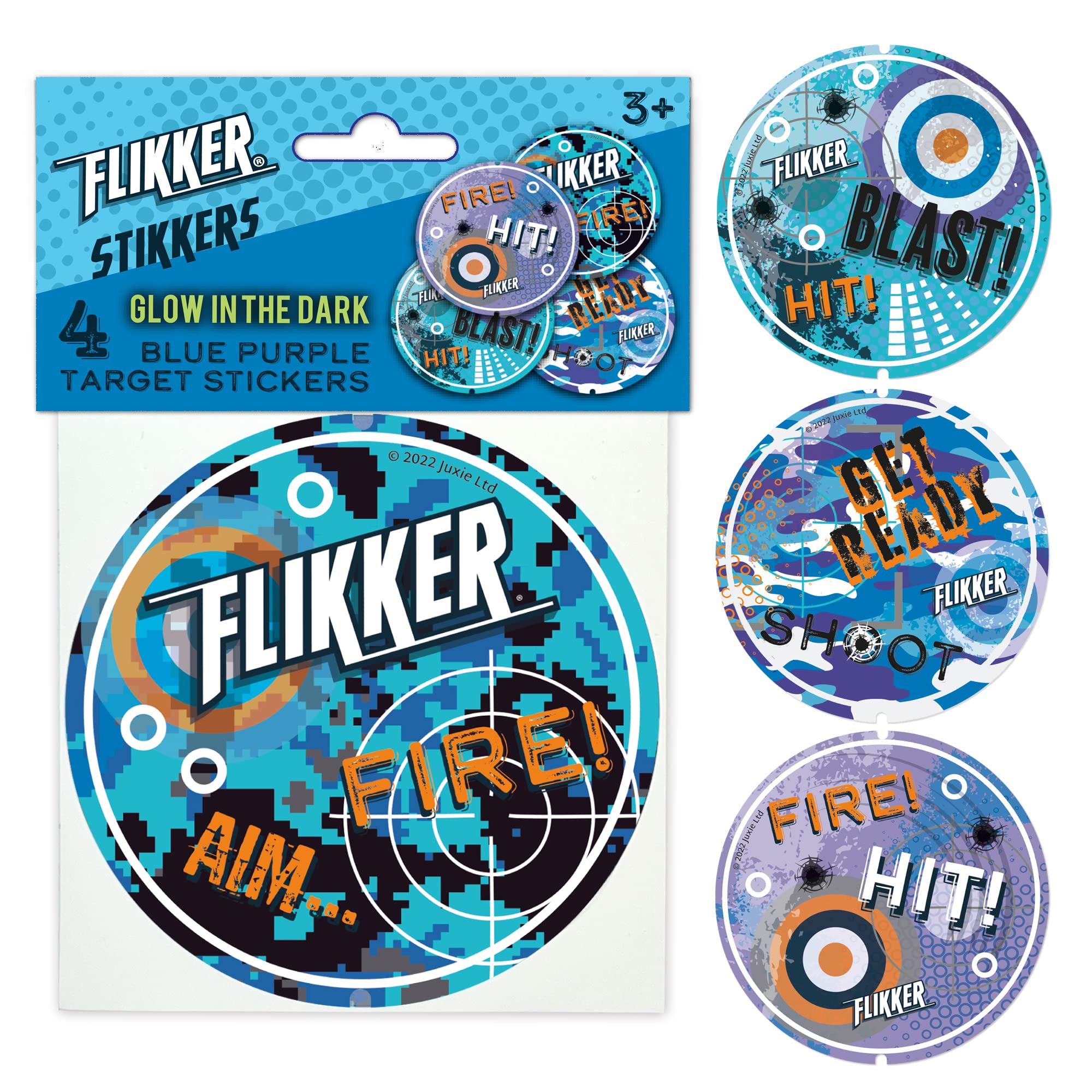 Fun Blue Purple Kids Bedroom Accessories Stickers to Fit Flikker Light Switch Target Attachment Game for Kids Teens Girls Boys Room Décor - Nerf Shooting + Ball Throwing Game - Fun Gadget Gift