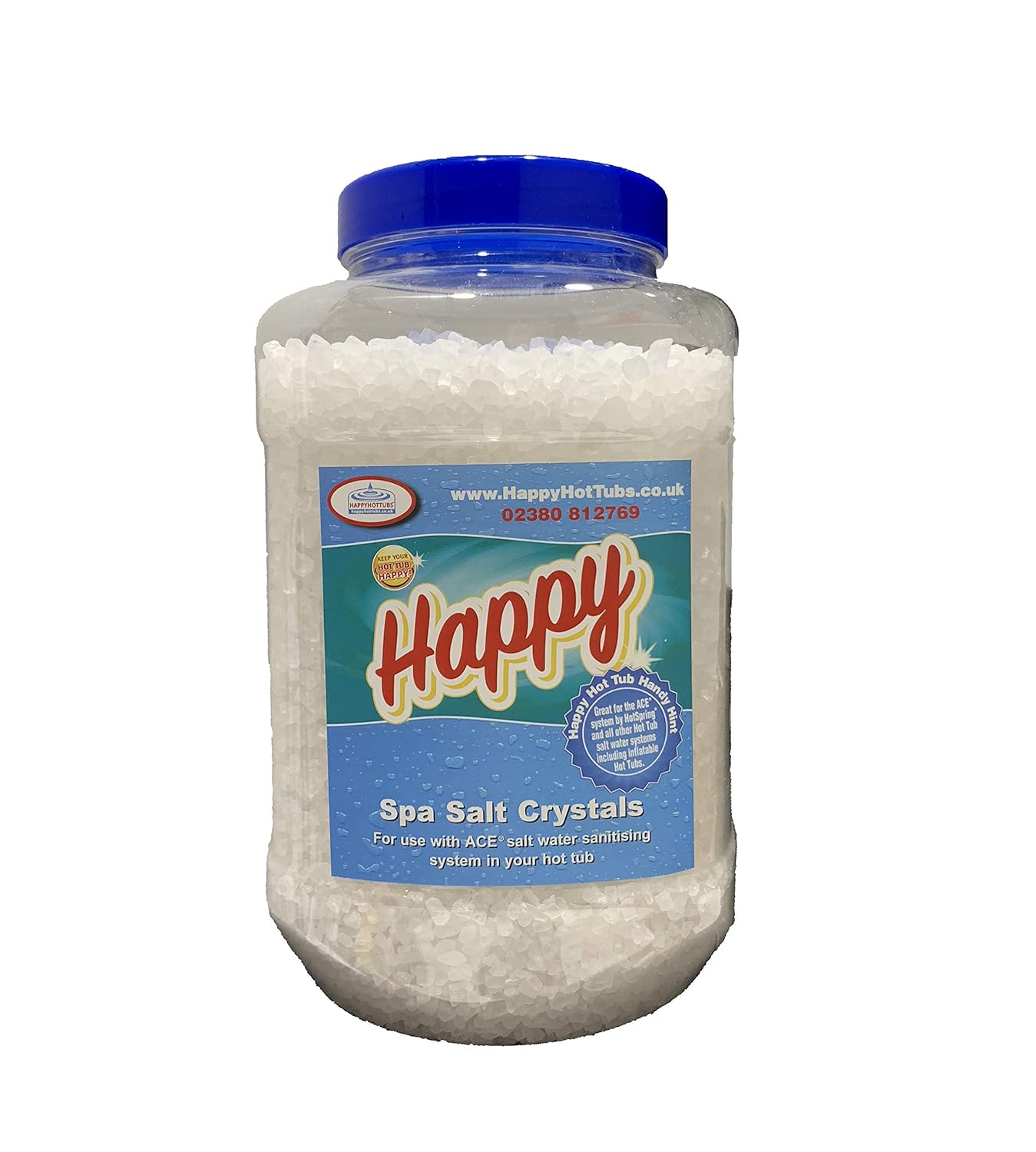 Happy Hot Tubs Spa Salt Crystals 5kg for use with Hot Spring ACE System Inflatable Systems Tub