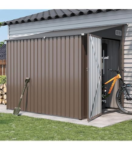 Amazon.com : Breezestival 7'x5.5' Lean to Shed Large Storage Room