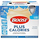 BOOST PLUS Complete Nutrition Drink, Vanilla, 6x237ml Bottles, Case Pack of 4, Packaging May Vary