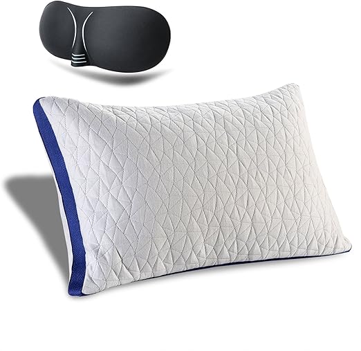 Amazon Com Simple Comfort Memory Foam Cluster Pillow Home Kitchen