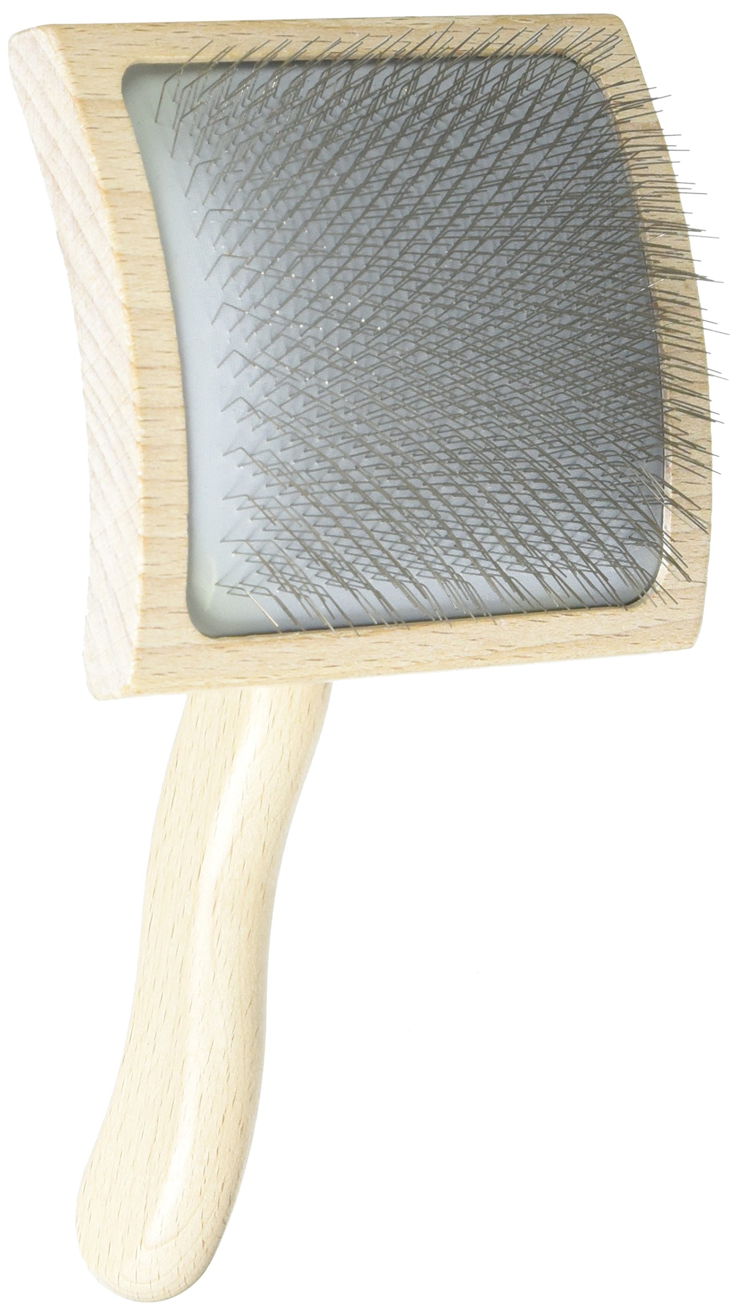 Chris Christensen Dog Brush, Mark VII Slicker Brush, Groom Like a Professional, Stainless Steel Pins, Lightweight Beech Wood Body, Ground and Polished Tips โ image 1