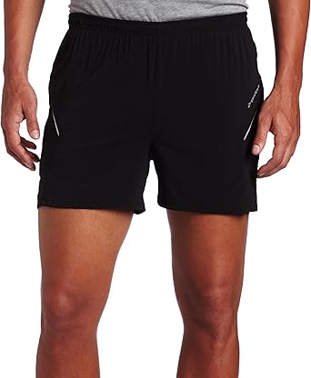 Brooks Men's Sherpa 2-in-1 4.5-Inch Short, Black, Medium: Amazon.co.uk: Clothing