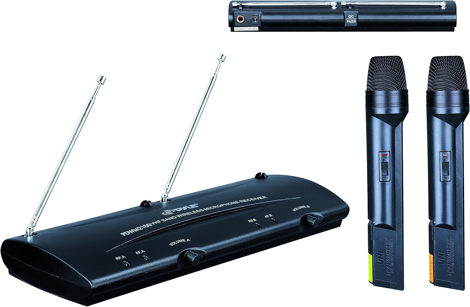 PYLEPRO Wireless Microphone AZPDWM2100 2 Mic System VHF Amazon.co.uk