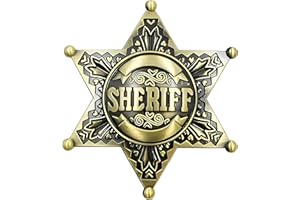 FINDUAT Western Sheriff Badge for Kids Adults Party Favors Supplies, School Carnival Prizes, Party Bag Gift Fillers