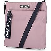 Nautica Diver Nylon Small Women's Crossbody Bag Purse with Adjustable Shoulder Strap
